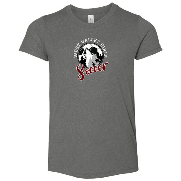 WVGS Number Sleeve - Youth Triblend Short Sleeve Tee Thumbnail