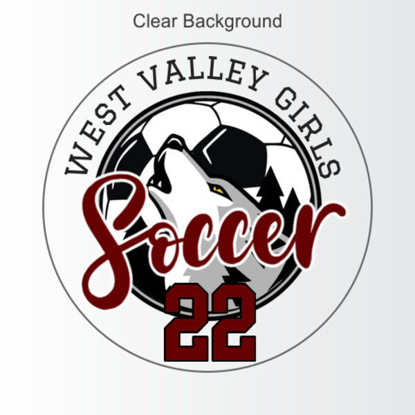 WVGS Number    - 6 in Round Window Graphic (2-Pack) Thumbnail