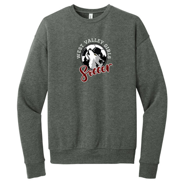 WVGS Number Sleeve - Unisex Sponge Fleece Drop Shoulder Sweatshirt Thumbnail