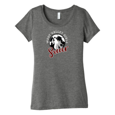 WVGS Number Sleeve - Women's Triblend Short Sleeve Tee Thumbnail
