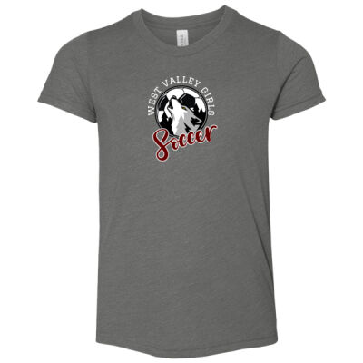 WVGS Number Sleeve - Youth Triblend Short Sleeve Tee Thumbnail