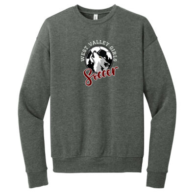 WVGS Number Sleeve - Unisex Sponge Fleece Drop Shoulder Sweatshirt Thumbnail